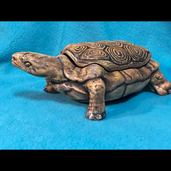 Turtle Jewelry Box or Candy Dish - Picture 4 of 8